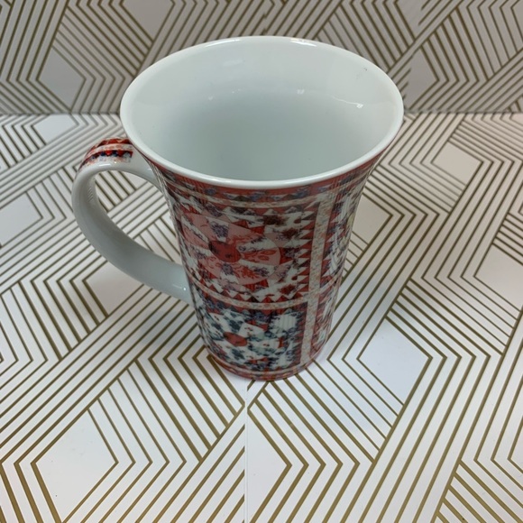 Paul Cardew Geometric Quilting Mug 2008 Made in England - Picture 4 of 8